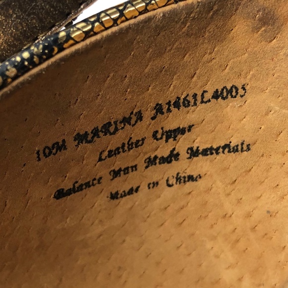 Sam Edelman 'Marina' Gold Flecked Peep-Toe Pump - Picture 13 of 16